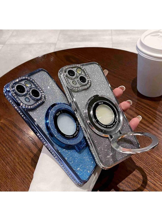 Zaboon Case For iPhone 13 Gradient Glitter Diamond Plated Holder Magsafe Phone Case - Image 3