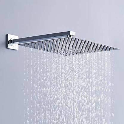 Mawson summer 8X8 Inch Shower With 15 inch Arm Stainless Steel Overhead Shower Combo Set - Image 1