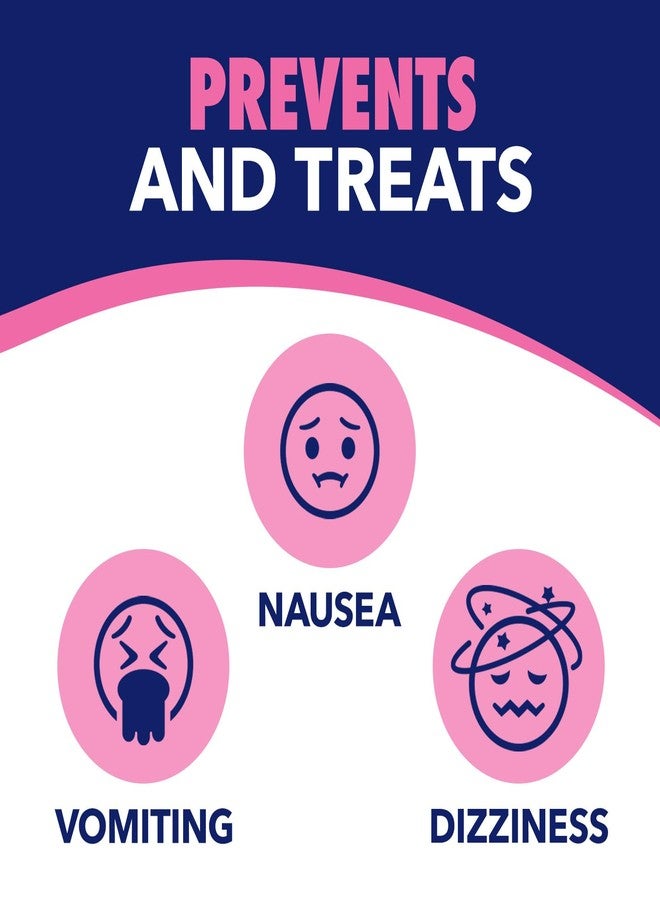 Gravol Motion Sickness Relief and Nausea Prevention, Easy to Swallow Coated Tablets, Anti-Nausea Medication Travel Essentials, 50 mg, 30 Count - Image 2