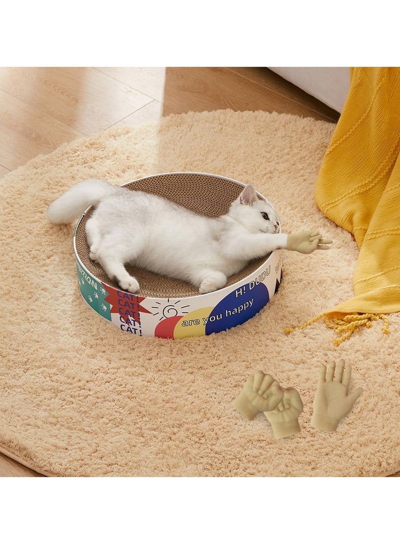 Barakah Tiny Hands for Cats, Pack of 6, Mini Hand Rubber Finger Puppets, Funny Cat Finger Toys, Realistic Cute Little Hands, Cat hands for Paws - Image 5