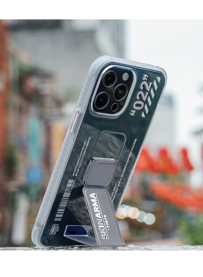 Wtech TPU Hand Grip Air Pillow Case Cover For Apple iPhone 15 Pro 2023 Clear/Grey - Image 5