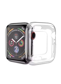Zaboon Slim TPU Bumper Protective Cover Case for Apple iWatch Series 7 41mm Clear  - Image 1