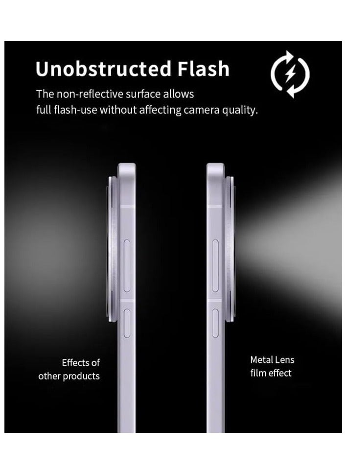 General Camera Lens Protector Compatible with VIVO X200 Ultra, [2 Pcs] Metal Camera Protector [Anti-scratch] [No Interference with Shooting]  - Image 5