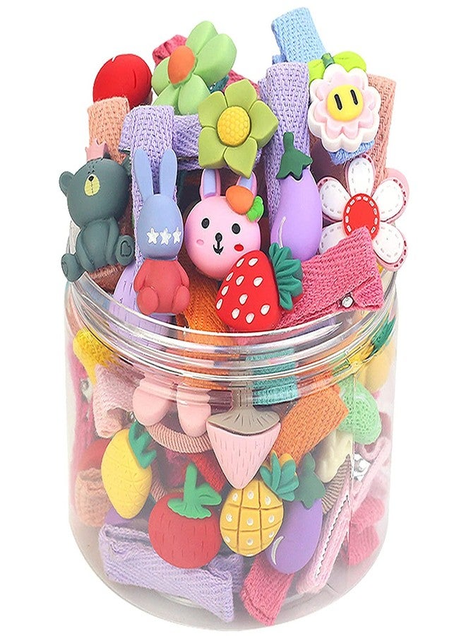 Belicia 10 Pieces Baby Hair Clips Non-slip Baby Girl Barettes Colorful Alligator & Half Covered Hair Clips Hairpin for DIY Toddlers Girls Kids Hair Accessories (Rich Colors) - Image 1