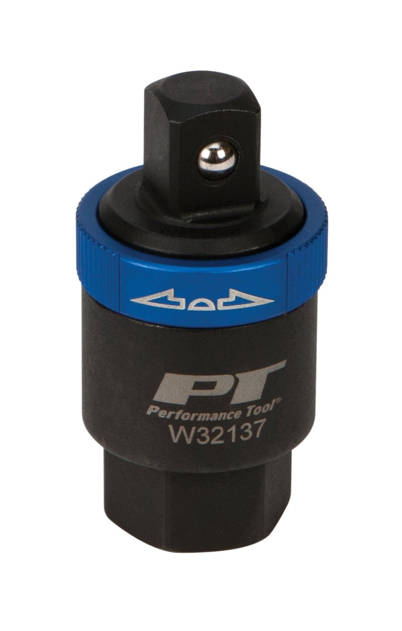 Performance Tool W32137 1/2-Inch Drive Ratcheting Breaker Bar Adapter - Converts Breaker Bar or Sliding T-Handle into Ratchet - Reversible Ratcheting Mechanism with Anodized Switch Collar - Image 2