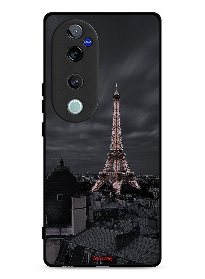 Tolwak Vivo V40 Pro 5G Protective Case Cover Eiffel Tower In Night - Image 1