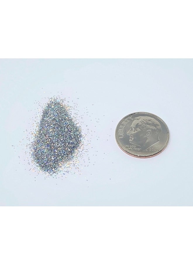 DIY Kit Creations DIY Kit Creations: Biodegradable Ultra-Fine Cosmetic Grade Glitter 0.75 oz jar - Vegan & Cruelty Free (Holographic Silver)  - Image 3