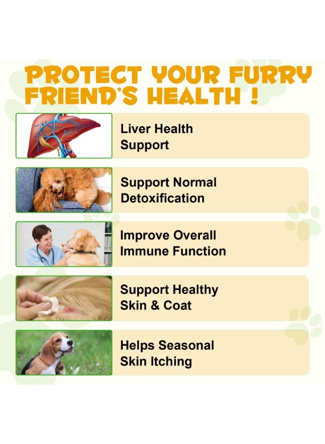 Oimmal مكمل الحساسية والمناعة مع البلسان + فيتامين C للكلاب 60 مل - Image 3