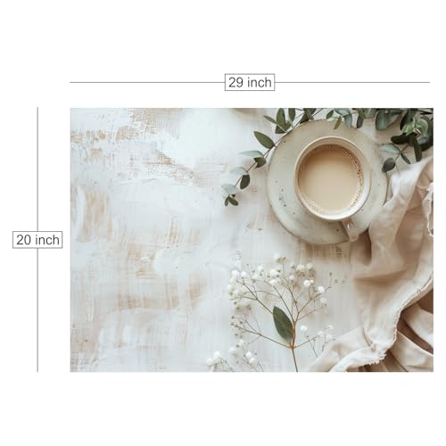 HomeArt Sheet 2 in 1 Product Photography Backdrop 3D Flat Lay Tabletop Double-Sided 20x29 Photo Background PVC Wrinkle Free for Small Products Food Cosmetics Shooot (Pack of 1, FL - 006) - Image 4