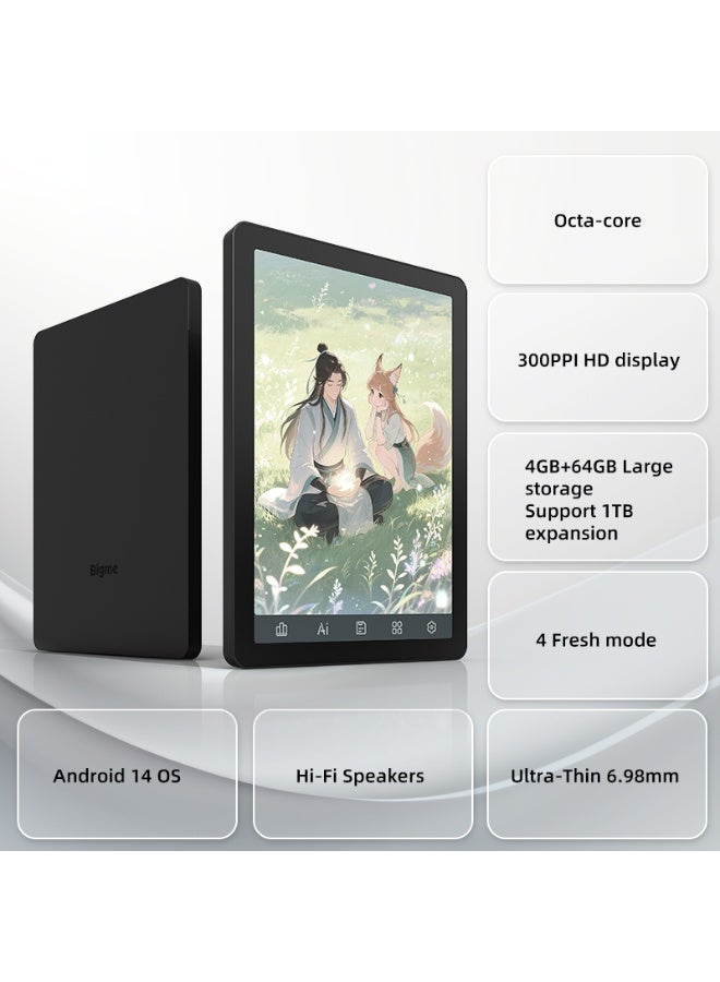 Bigme B6 6''color ebook reader with Android 14 OS 4+64GB with front light e ink reader - Image 2