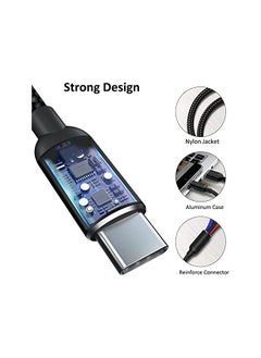 Aioneus Cable 3 in 1 Aioneus Multi Charging Cable IP Cable USB Type C Cable Micro USB Cable, Fast Charging Cord Compatible with iPhone 13 12 11 Galaxy S20 S10 S9 S8 S7 Micro usb Android  - Image 4