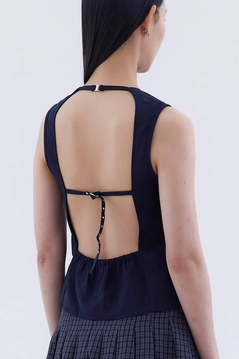 ذا اديتورز ماركت Tilcy Open-Back Top