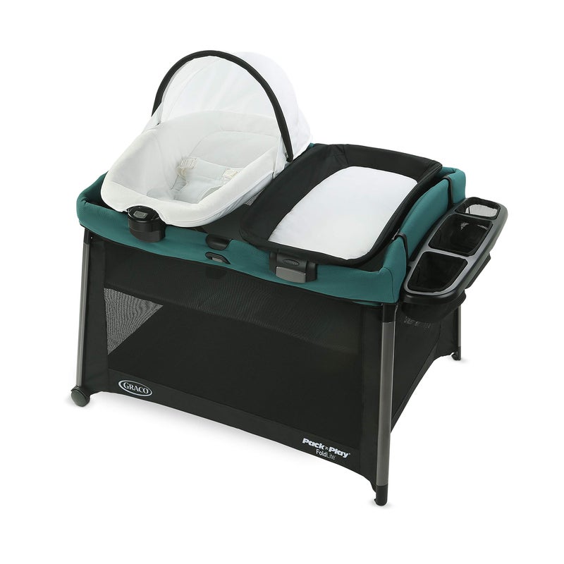 Graco Pack n Play FoldLite Playard Lightweight Travel Pack n Play with Easy Compact Fold Remi