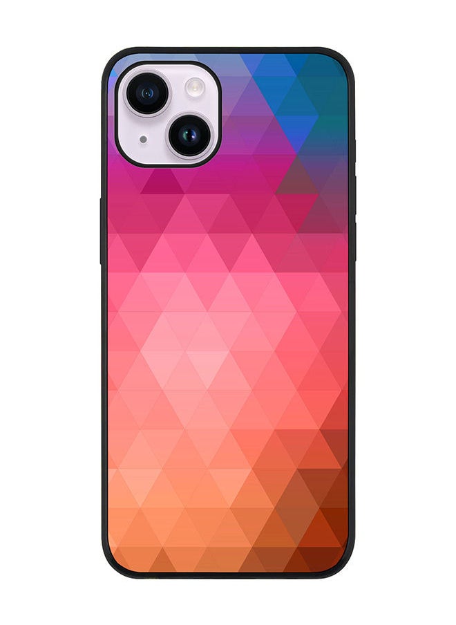 Stylizedd - Rugged Black edge case for Apple iPhone 14 Plus Slim fit Soft Case Flexible Rubber Edges Anti Drop TPU Gel Thin Cover - Anna's Prism - Image 1