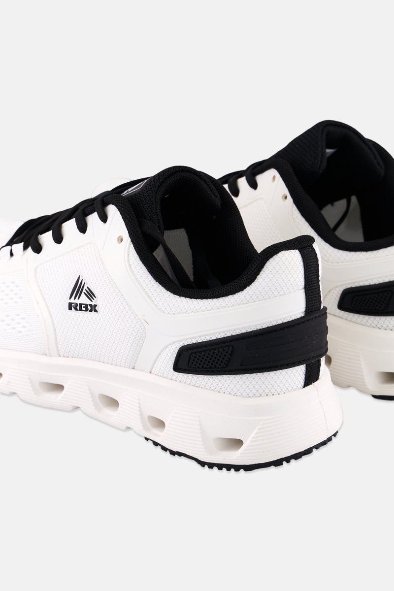 RBX Women Brand Logo Lace Up Training Shoes, White - Image 2