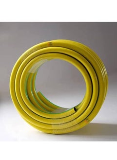 ABBASALI 5 Meter PVC Yellow Reinforced Hose Used For Cleaning Gardening 