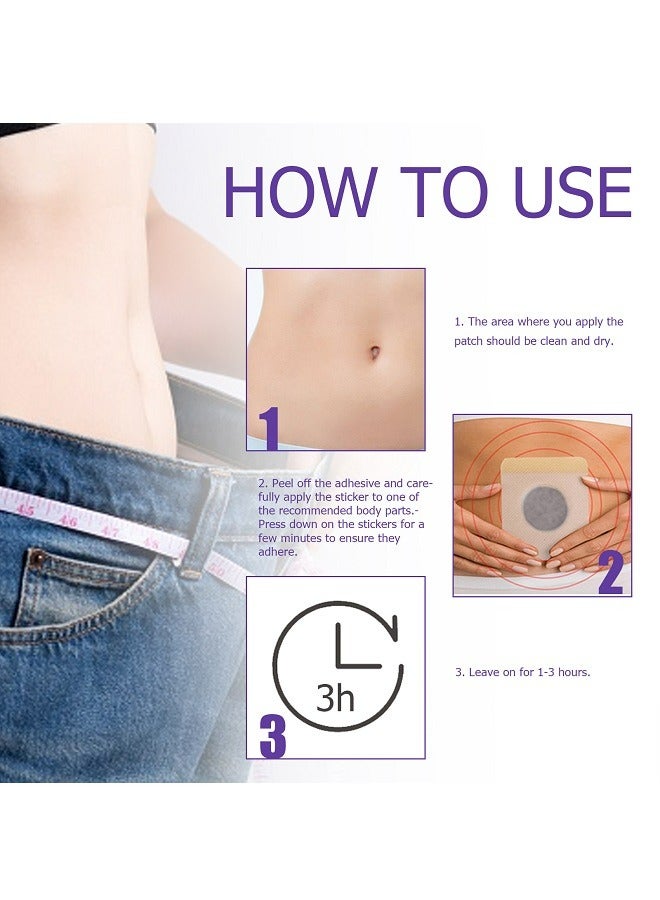 EELHOE Bye Bye Meat Thigh Meat Sculpting Belly Button Stickers - Image 4