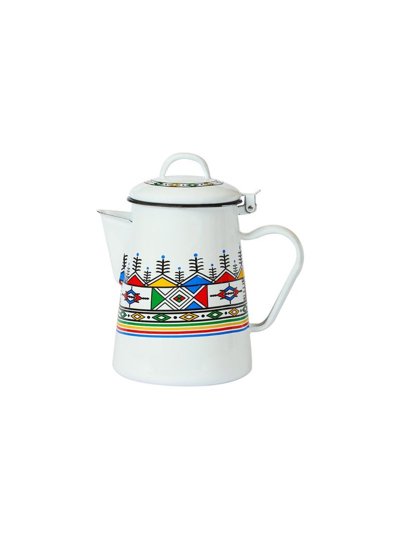 Alsaif home Dallah with a white jug - 1.2 liters, Saif Home 