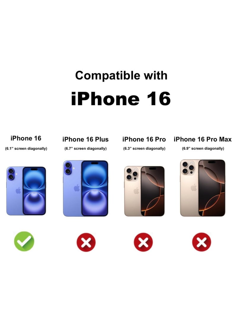 iPhone 16 Clear Case Soft Flexible TPU Shockproof Transparent Back Cover Designed for iPhone 16 - Image 2