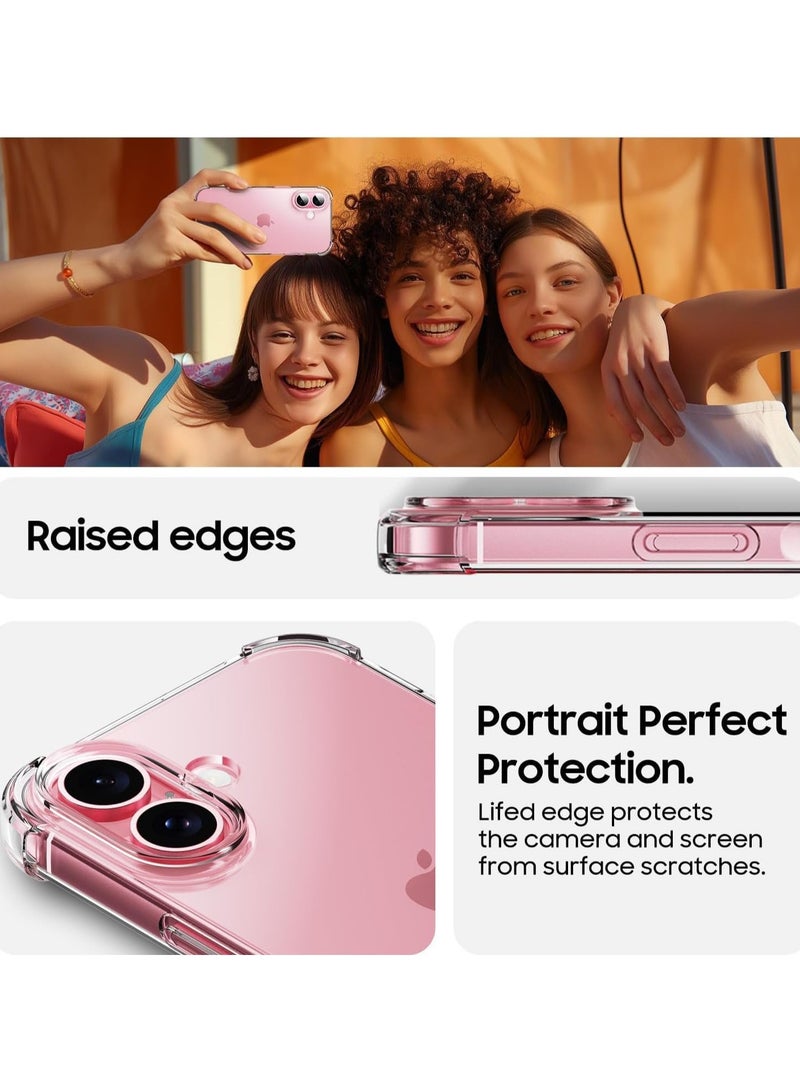 iPhone 16 Clear Case Soft Flexible TPU Shockproof Transparent Back Cover Designed for iPhone 16 - Image 5