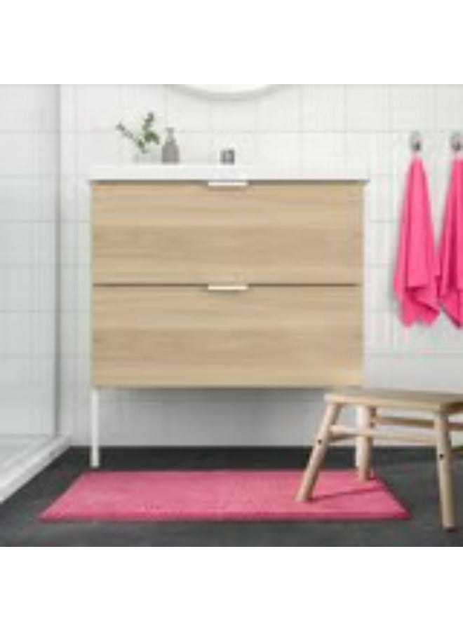 Toftbo Bath mat pink 50x80 cm - Image 4