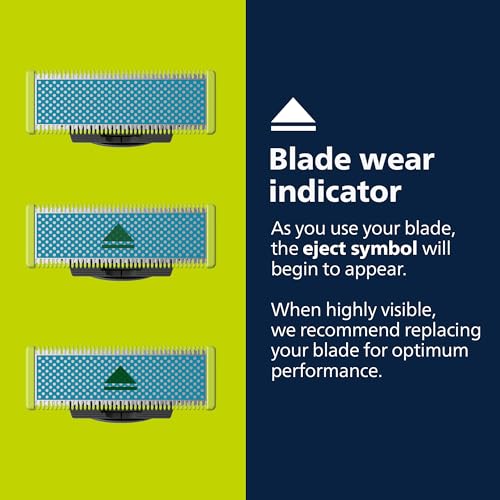 Norelco Philips Norelco OneBlade Anti Friction Blade, Genuine Replacement Blade for OneBlade Electric Shaver and Trimmer, Durable Stainless Steel, Trim, Edge and Shave, 2 Pack, QP225/80 - Image 4