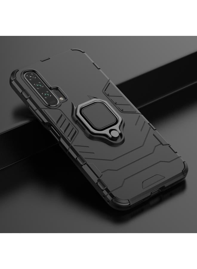 erorex PC + TPU Shockproof Protective Case with Magnetic Ring Holder for Huawei Honor 20 Pro - Image 5