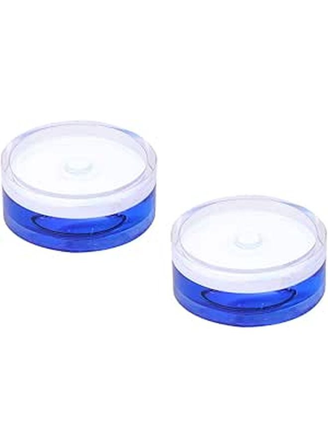 10Pcs 25X10Mm Blue Circular Bubble Level Spirit Tool For Surface Calibration - Image 1
