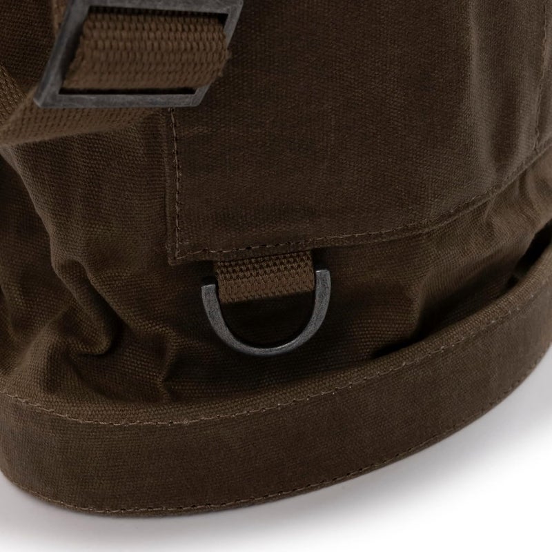 Barebones Versatile Waxed Canvas Foraging Bag - Dark Khaki - Image 5
