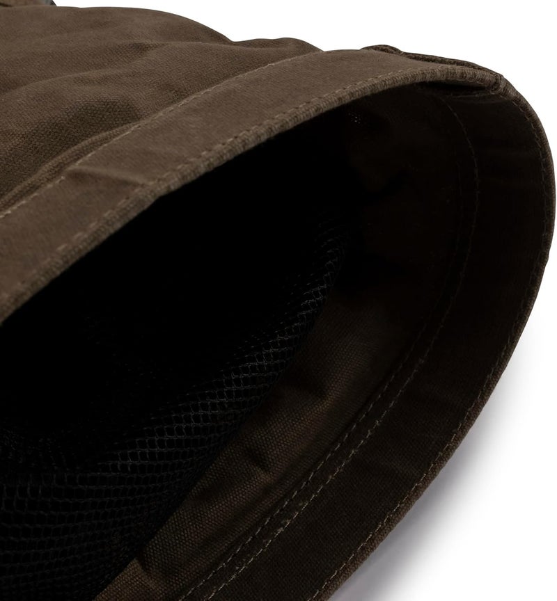 Barebones Versatile Waxed Canvas Foraging Bag - Dark Khaki - Image 3