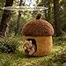 MorisMos Hide and Seek Squirrel Plush Toy Set 118 Interactive Acorn Hideout with 79 Stuffed Squirrel Woodland Stuffed Animal for Cuddle Play Perfect Birthday for Girls Boys - Image 4