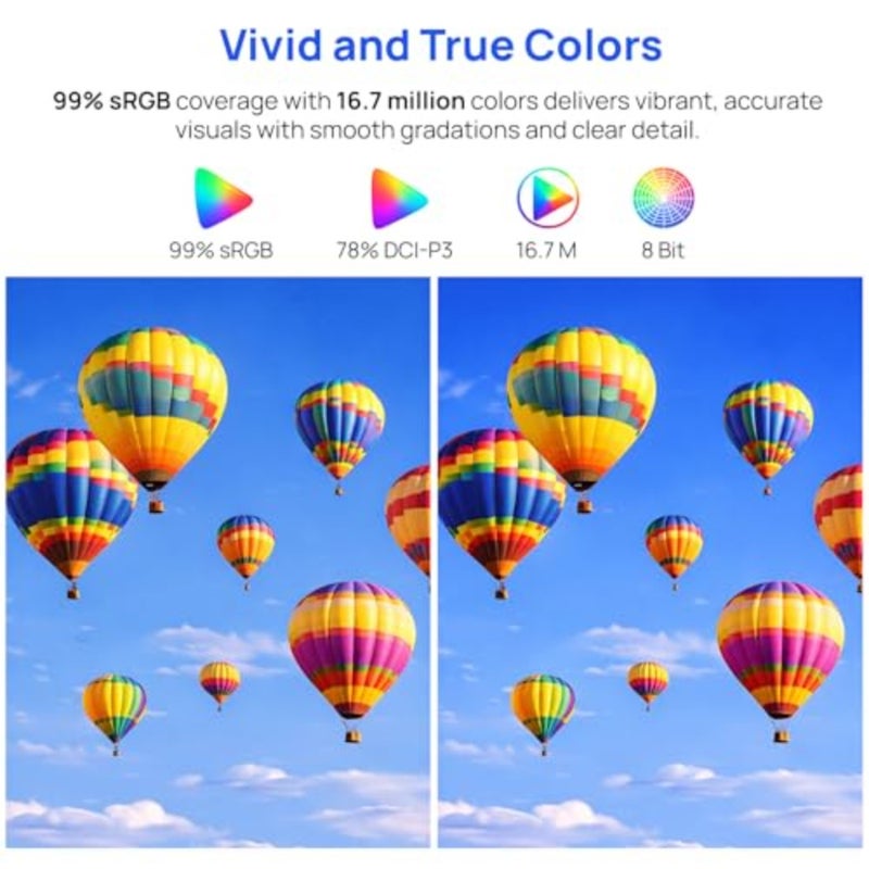 شاشة ألعاب F27IPX مقاس 27 بوصة، شاشة FHD 1920×1080 IPS، معدل تحديث 120 هرتز، 0.5 مللي ثانية MPRT، متوافقة مع G-Sync وFreeSync، مكبرات صوت مدمجة، شاشة مسطحة، كمبيوتر شخصي ووحدة تحكم جاهزة - أسود - Image 3