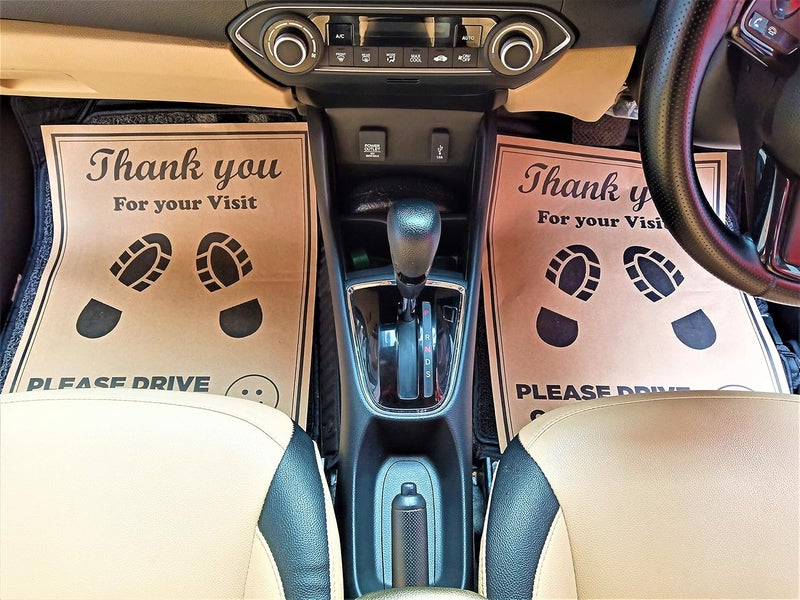 PACKSHARK Car Disposable Paper Foot Mat, Universal Size for All Cars, Trucks, SUVs, Car Printing Papers Sheets Car Floor Mats, Paper Interior Automotive Mats, Brown (Pack of 40) - Image 5
