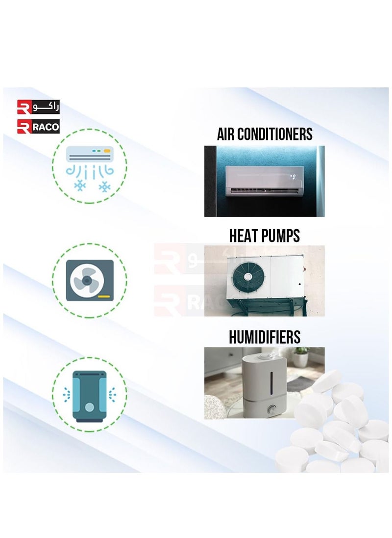 RACO - A/C Condensate Pan Treatment Tablets, Fast-Acting A/C drip pan 12 pcs Tablets Control Odors, Plugged Drains, and Overflow - Image 1