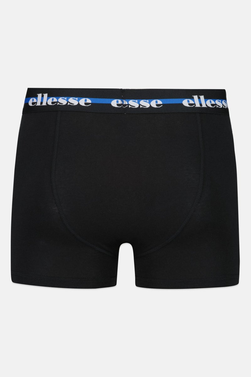 Ellesse Men 3 Pieces Brand Logo Trunks, Multicolor - Image 3