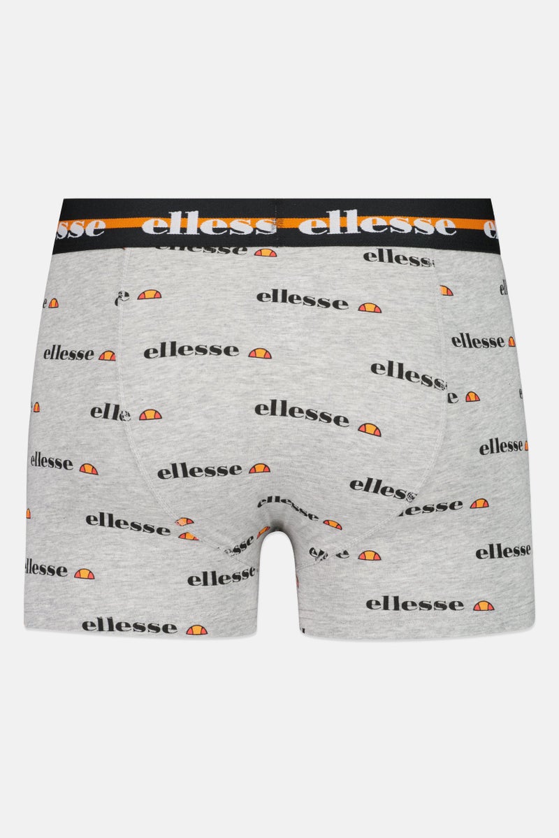 Ellesse Men 3 Pieces Brand Logo Trunks, Multicolor - Image 4