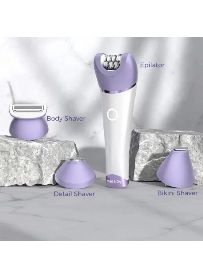 Denx Multifunctional DENX DX1377 Hair Removal & Skin Care Device – Epilator, Facial Shaver, Callus Remover & More - Image 1