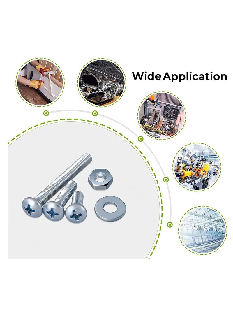 RACO Machine Screws/Bolts Stainless Steel Round Head Phillips Screws Muliti Purpose Use (5, 4x20mm) - Image 3