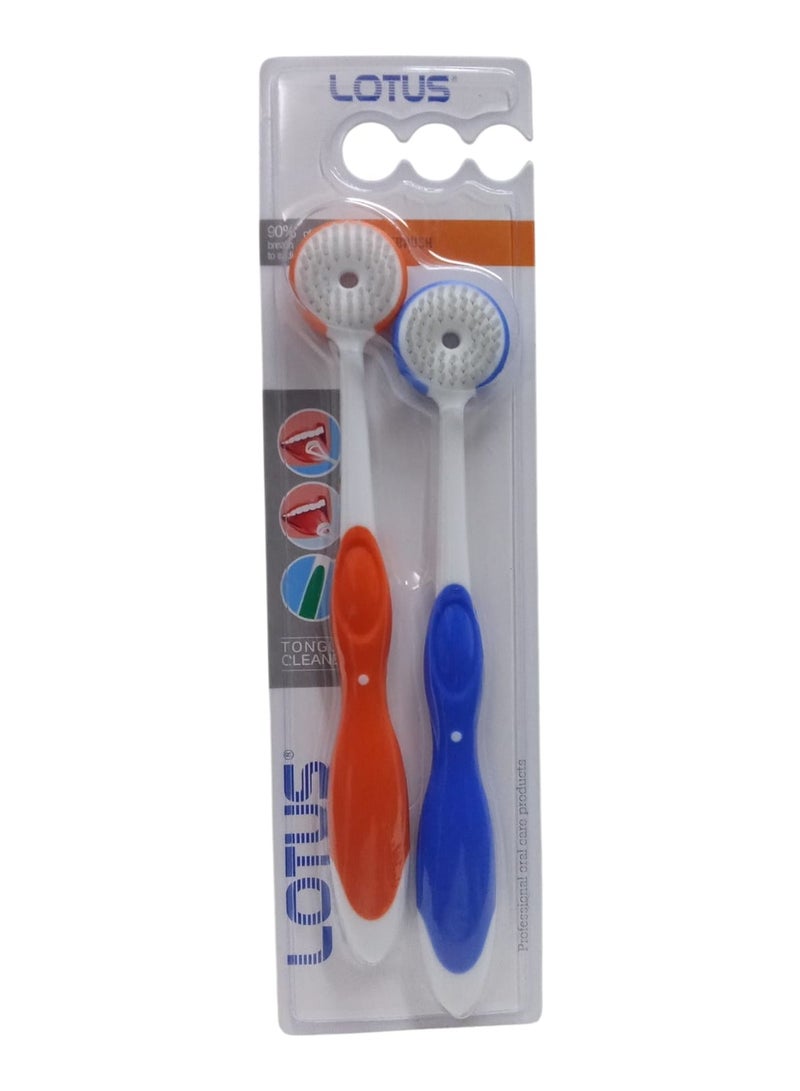 Lotus Multi-colored Tongue Cleaning Brush 