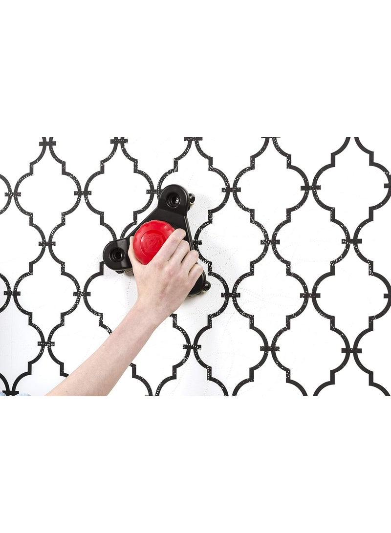 Zinsser أداة إزالة ورق الجدران زينسر 02976 زينسر، أداة تسجيل ثلاثية الرأس - Image 2
