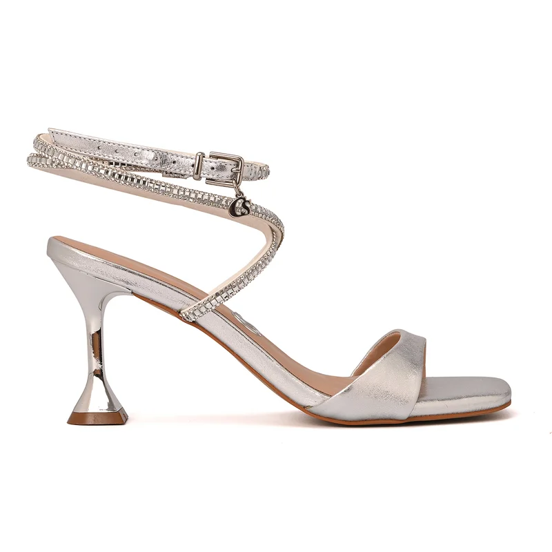 Shine Silver Sandal