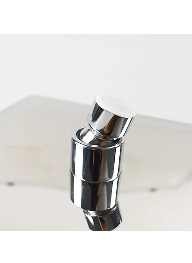 Generic - Stainless Steel Square Fixed Rain Shower Head with Rotating Mounting Ball, 25 x 25 cm - Image 1
