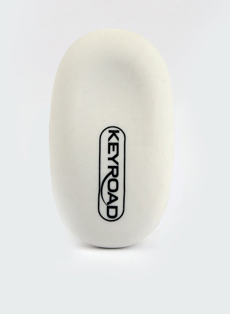 Keyroad Eraser, Soft Tip, White & Black, Keyroad Model KR971788 - Image 4