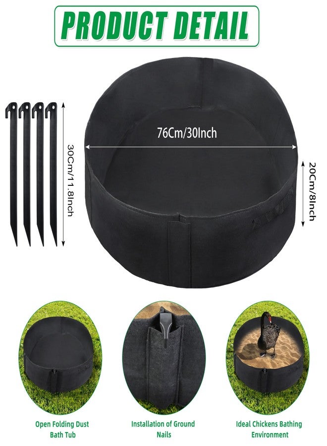 WBCBEC 1Pcs Chicken Dust Bath Tub Dust Bath for Chickens Ducks Quails Chicken Coop Cleaner Container for Farms Lawn Yard - Image 2