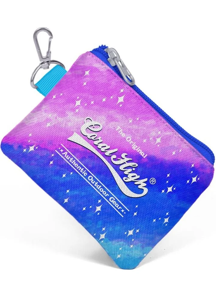 CORAL HIGH Pink Saks Gradient Coin Purse 21779