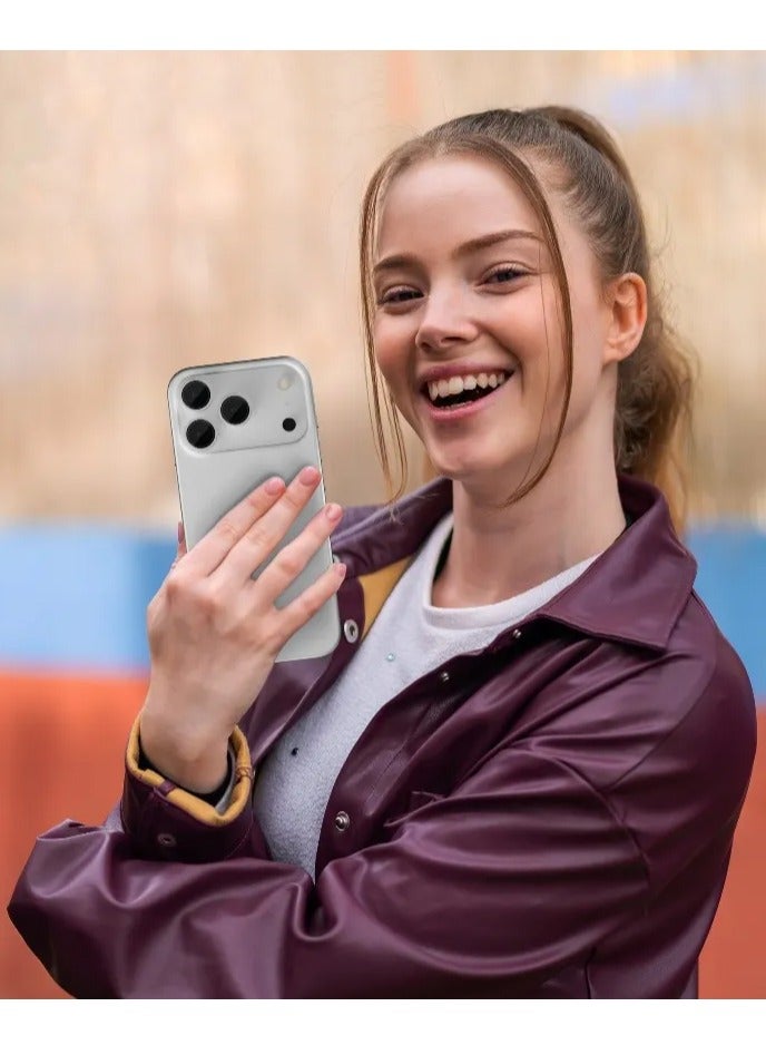 LEVELO iPhone 17 Pro / 17 Pro Max Lens Protector / Scratch Resistant / Lucent Duo Lens Protector With 99% Transmittance / Lens Protector with 2x Titanium Alloy - Titanium Silver - Image 3