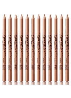 Menow MENOW 12Pcs x 1.3g Wooden Pole Concealer Pencils Under-eye Pen Full Coverage Hide Imperfections Waterproof Long-lasting Highlight Pen  - Image 1