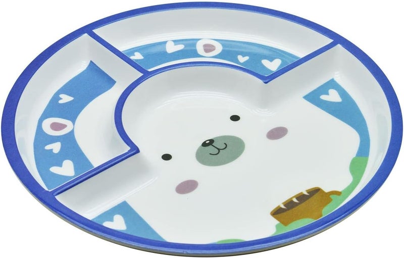 DINEWELL طبق دائري للأطفال بتصميم باندا من داينويل، DWC3011PAN، 10" - Image 2