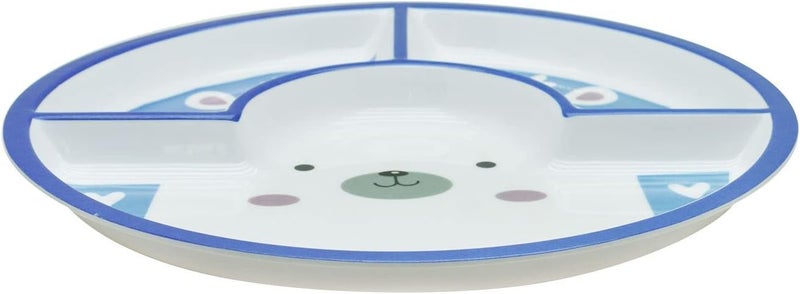 DINEWELL طبق دائري للأطفال بتصميم باندا من داينويل، DWC3011PAN، 10" - Image 3