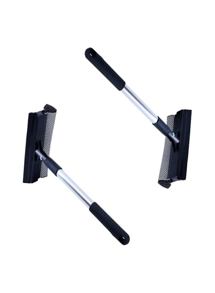 erorex 2Pcs Glass Wiper Glass Cleaning Brush Professional Double Glazed Window Squeegee Scraper for Car Windshields and Window Cleaning Tool - Image 2